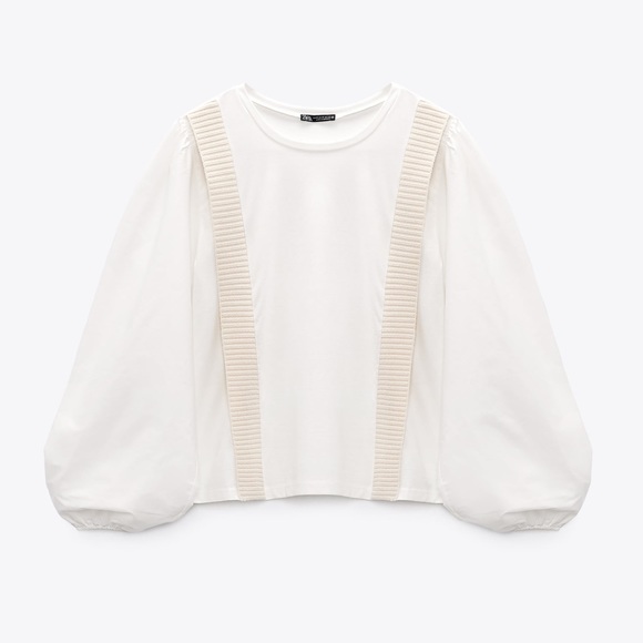 Zara Tops Zara Combination Top Poshmark